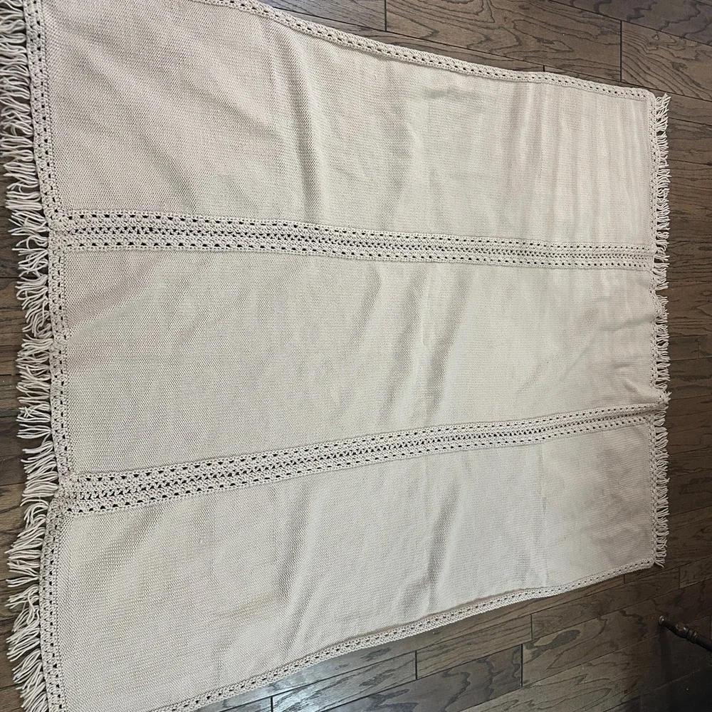 Handmade Running Horses Fall Throw Blanket 60x69” Western Boho Home Decor